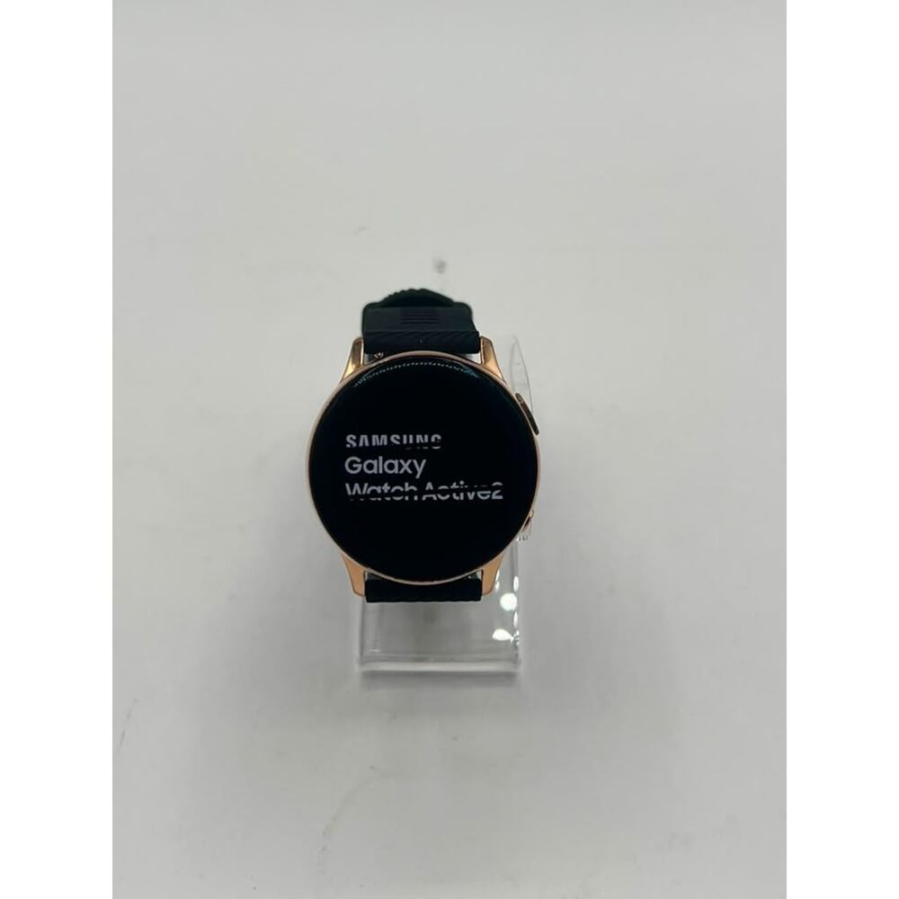 Samsung Galaxy Watch Active2 SM-R835U 40mm LTE Gold Dial Black Band 4gb - Picture 4 of 8